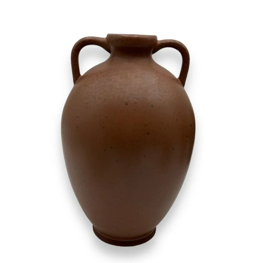 Medium Ceramic Vase with Handles Rust -‎ Threshold, Target